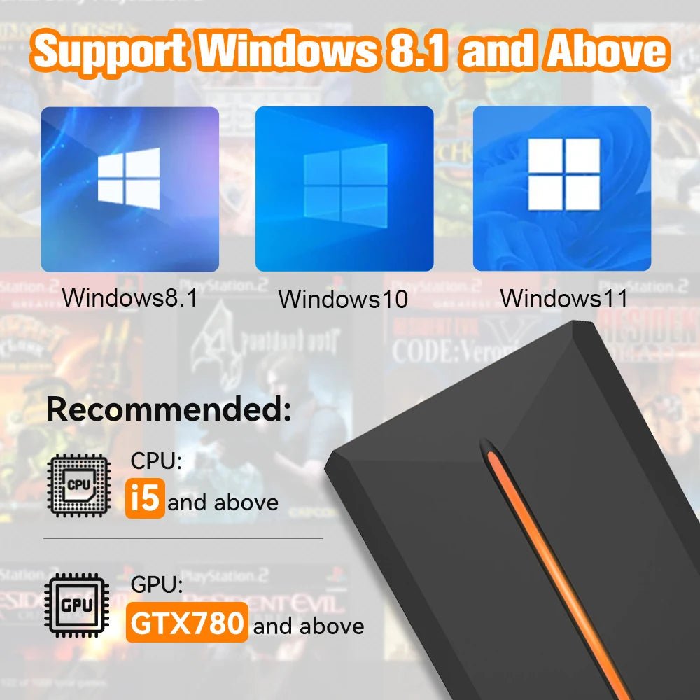 Launchbox external gaming hard drive storage device