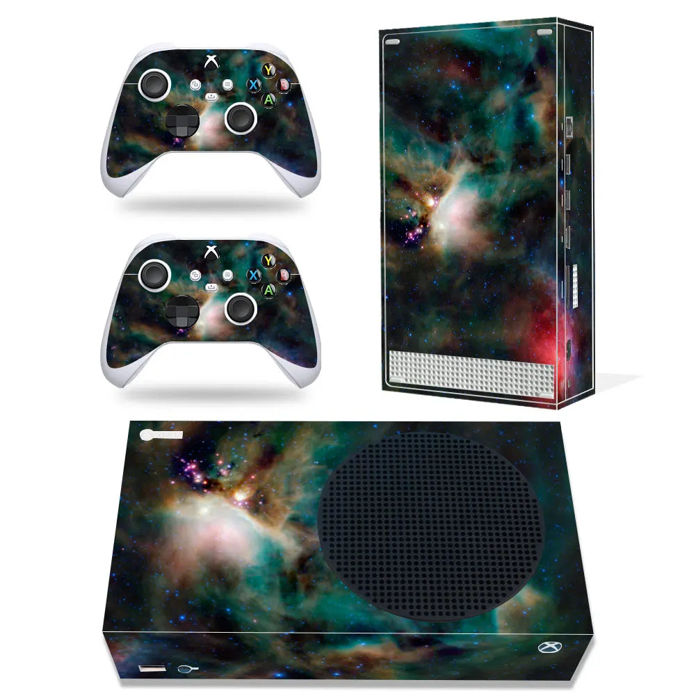For Xbox Series S Console and 2 Controllers Skin Sticker