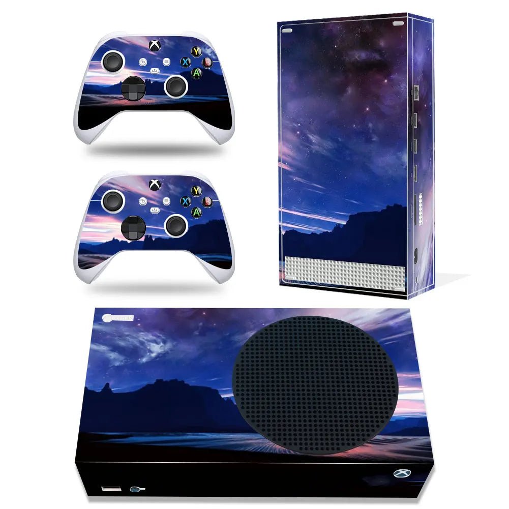 For Xbox Series S Console and 2 Controllers Skin Sticker - GadgetGlobe