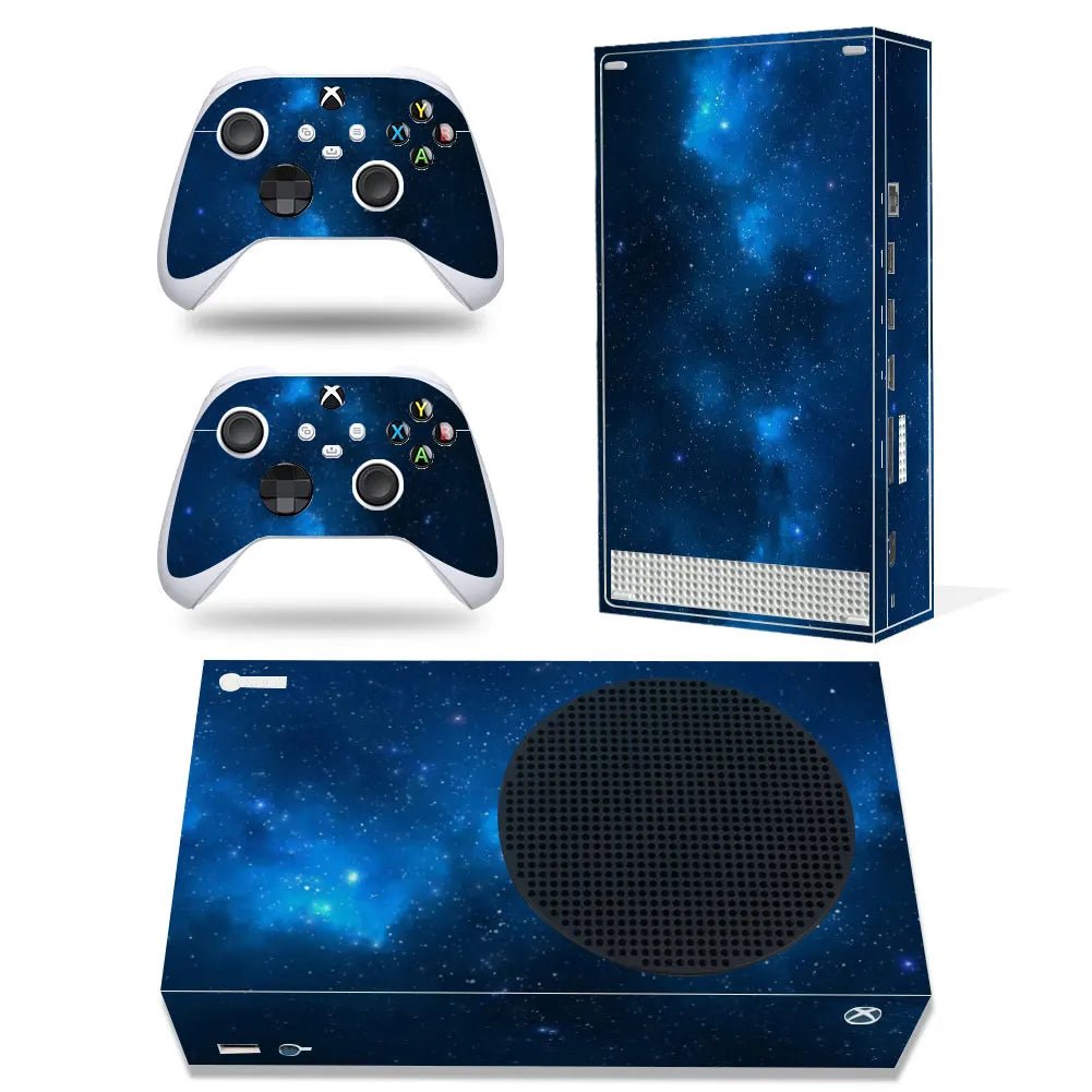 For Xbox Series S Console and 2 Controllers Skin Sticker - GadgetGlobe