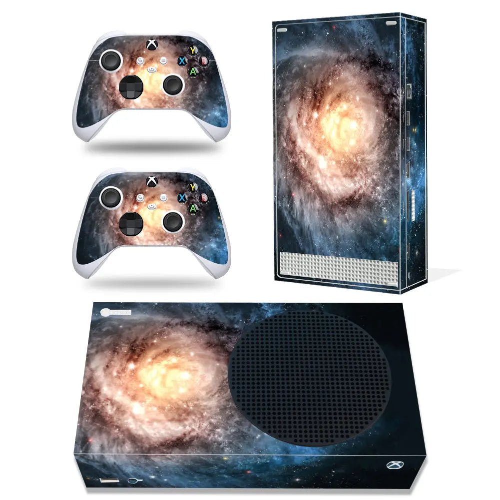 For Xbox Series S Console and 2 Controllers Skin Sticker - GadgetGlobe