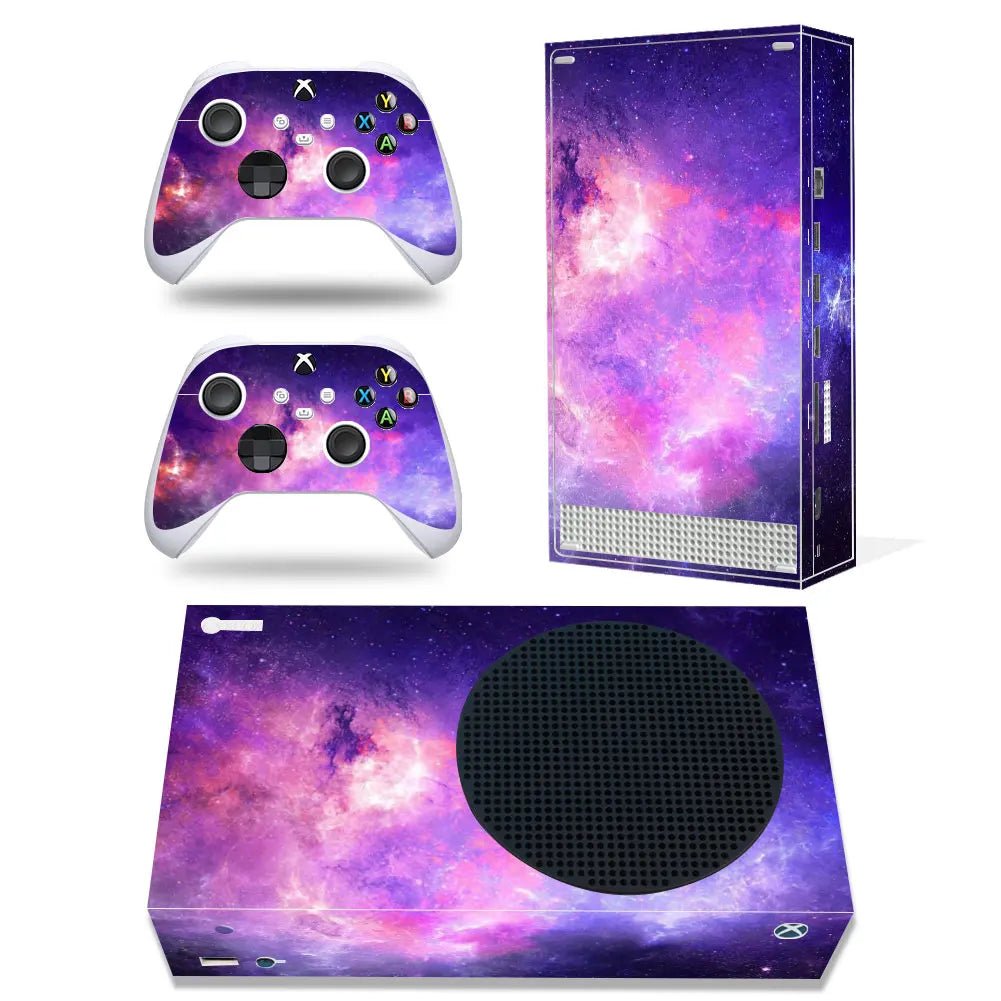 For Xbox Series S Console and 2 Controllers Skin Sticker - GadgetGlobe