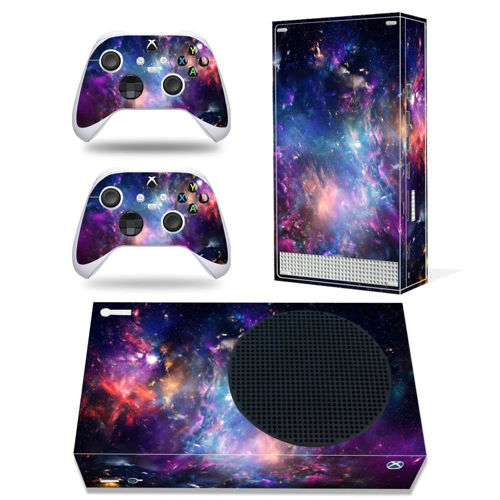 For Xbox Series S Console and 2 Controllers Skin Sticker - GadgetGlobe