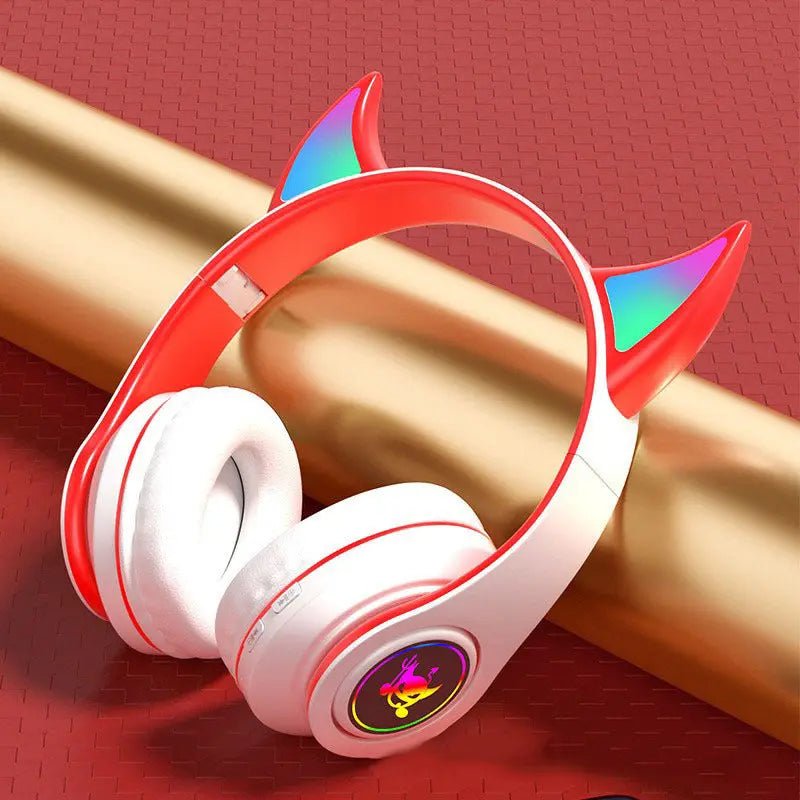 Fashion Luminous Bass Foldable Headphones - GadgetGlobe