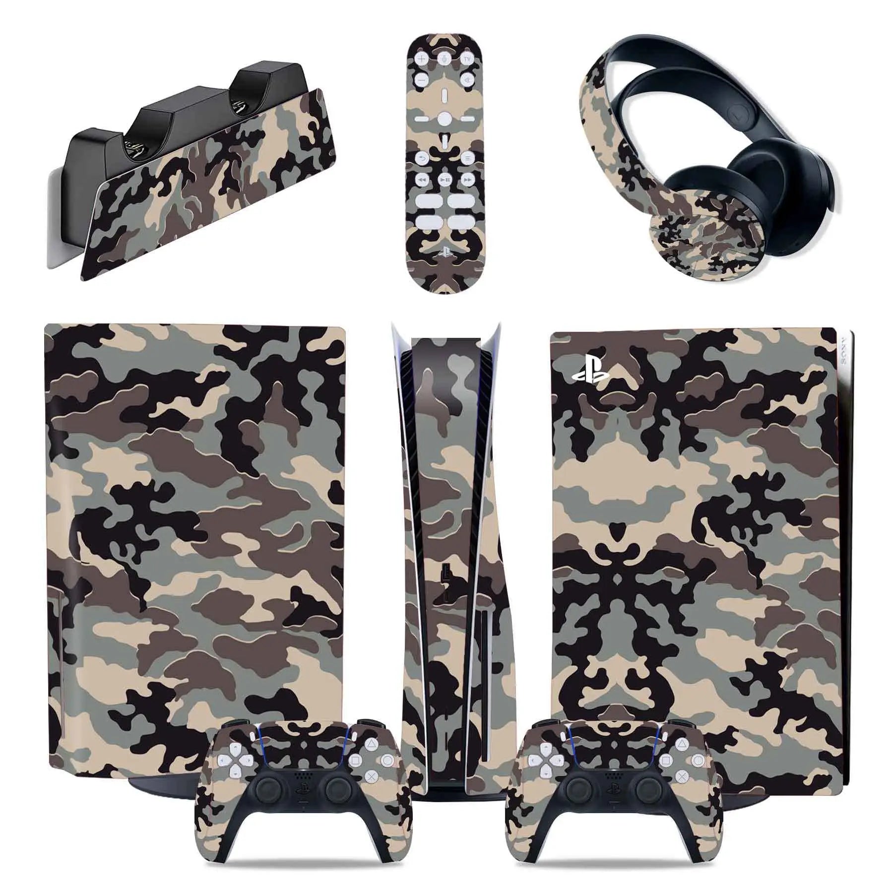 PS5 Sticker Set Game Console Full Body Sticker - GadgetGlobe