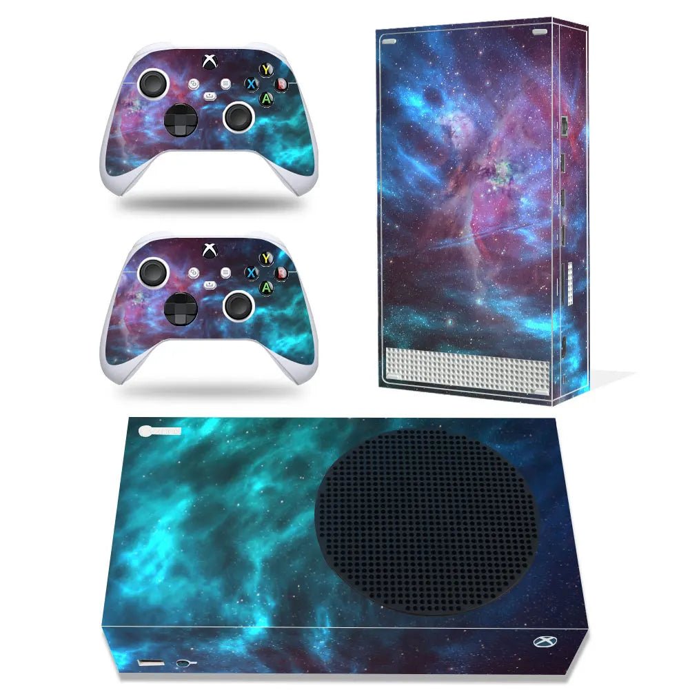 For Xbox Series S Console and 2 Controllers Skin Sticker - GadgetGlobe