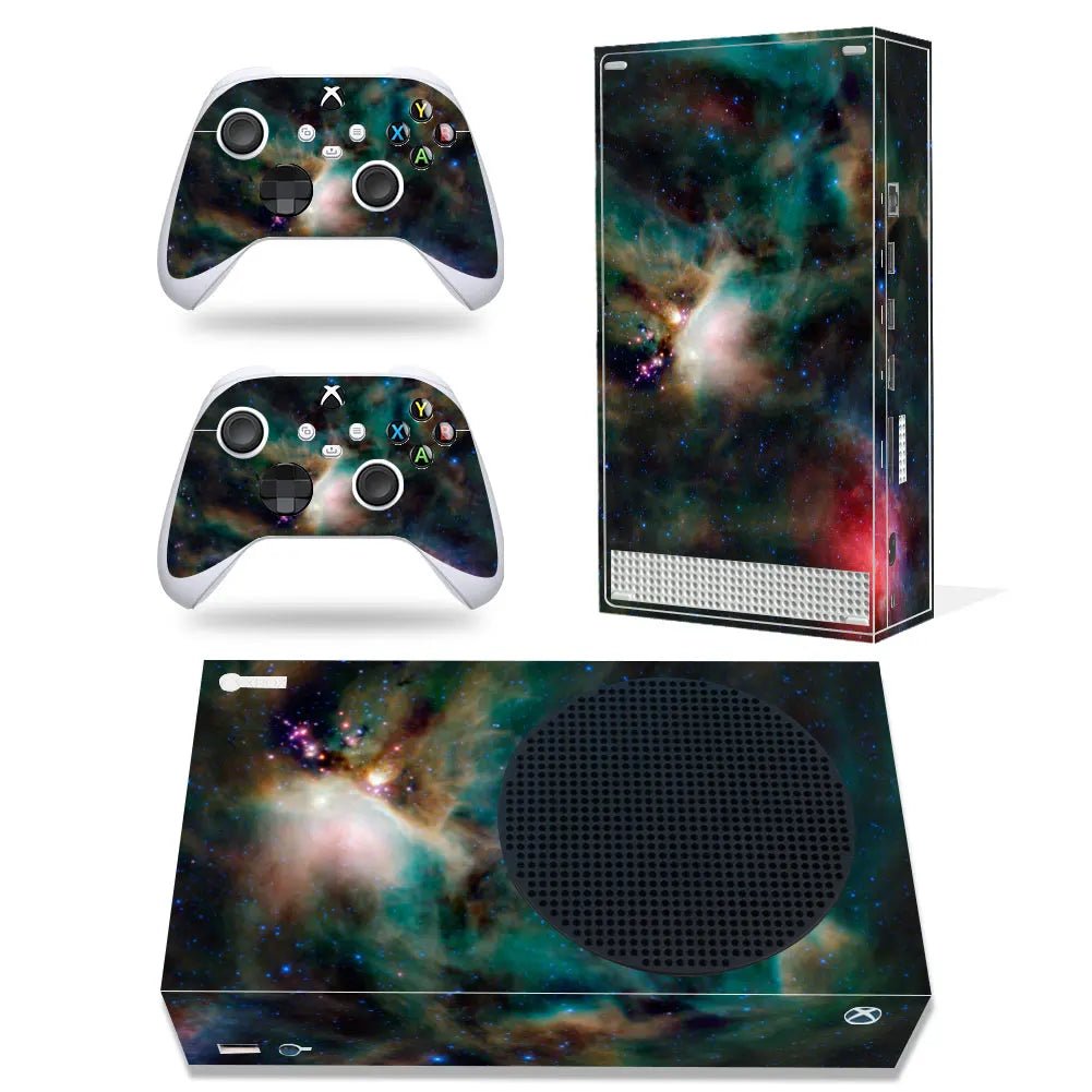 For Xbox Series S Console and 2 Controllers Skin Sticker - GadgetGlobe
