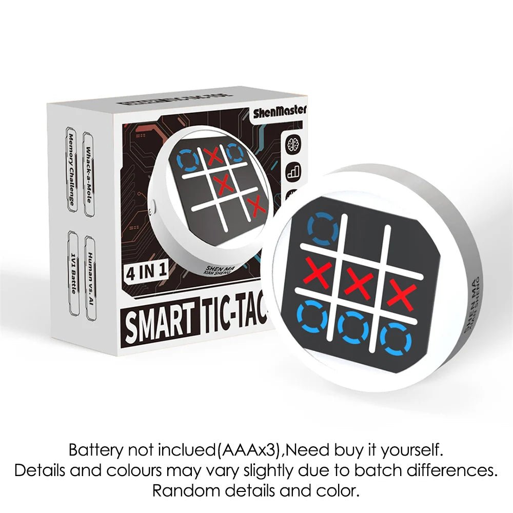 4in1 Electronic Tic Tac Toe Game Handheld Puzzle - GadgetGlobe
