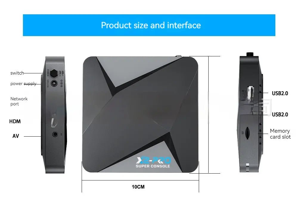 Home Video Three System Integrated Game Set - top Box - GadgetGlobe