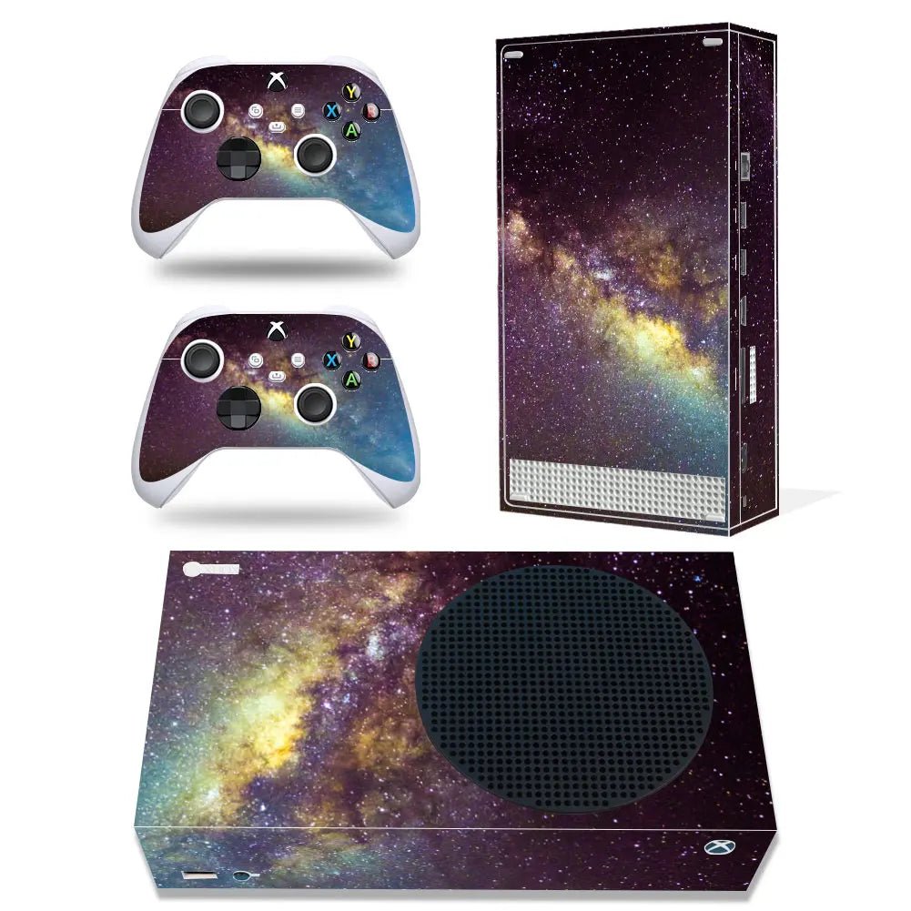 For Xbox Series S Console and 2 Controllers Skin Sticker - GadgetGlobe