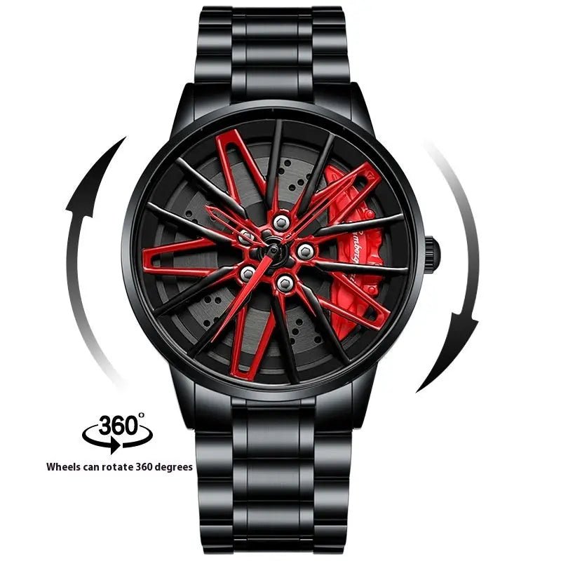 Three - Dimensional Hollow Kini Car Forged Men's Watch - GadgetGlobe