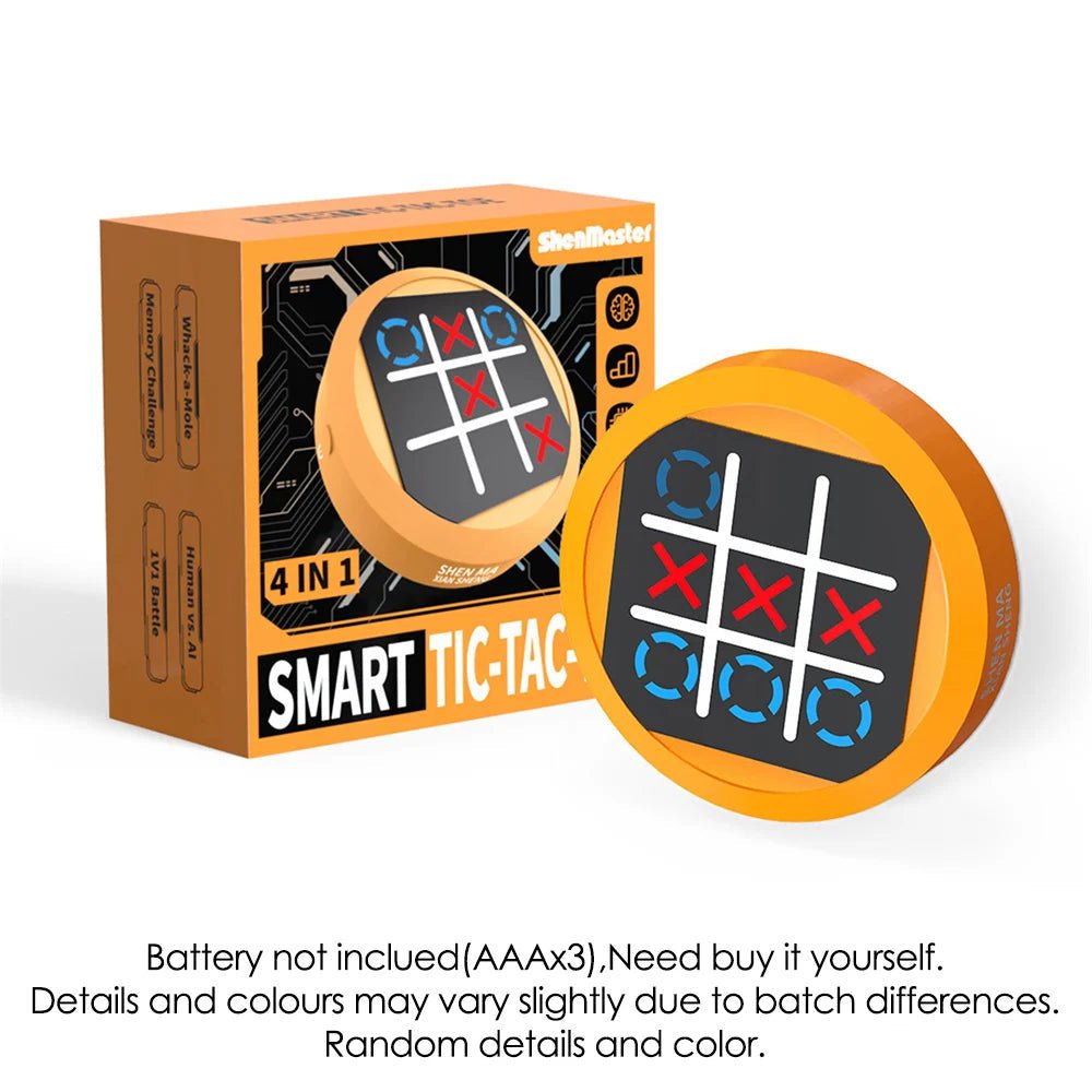 4in1 Electronic Tic Tac Toe Game Handheld Puzzle - GadgetGlobe