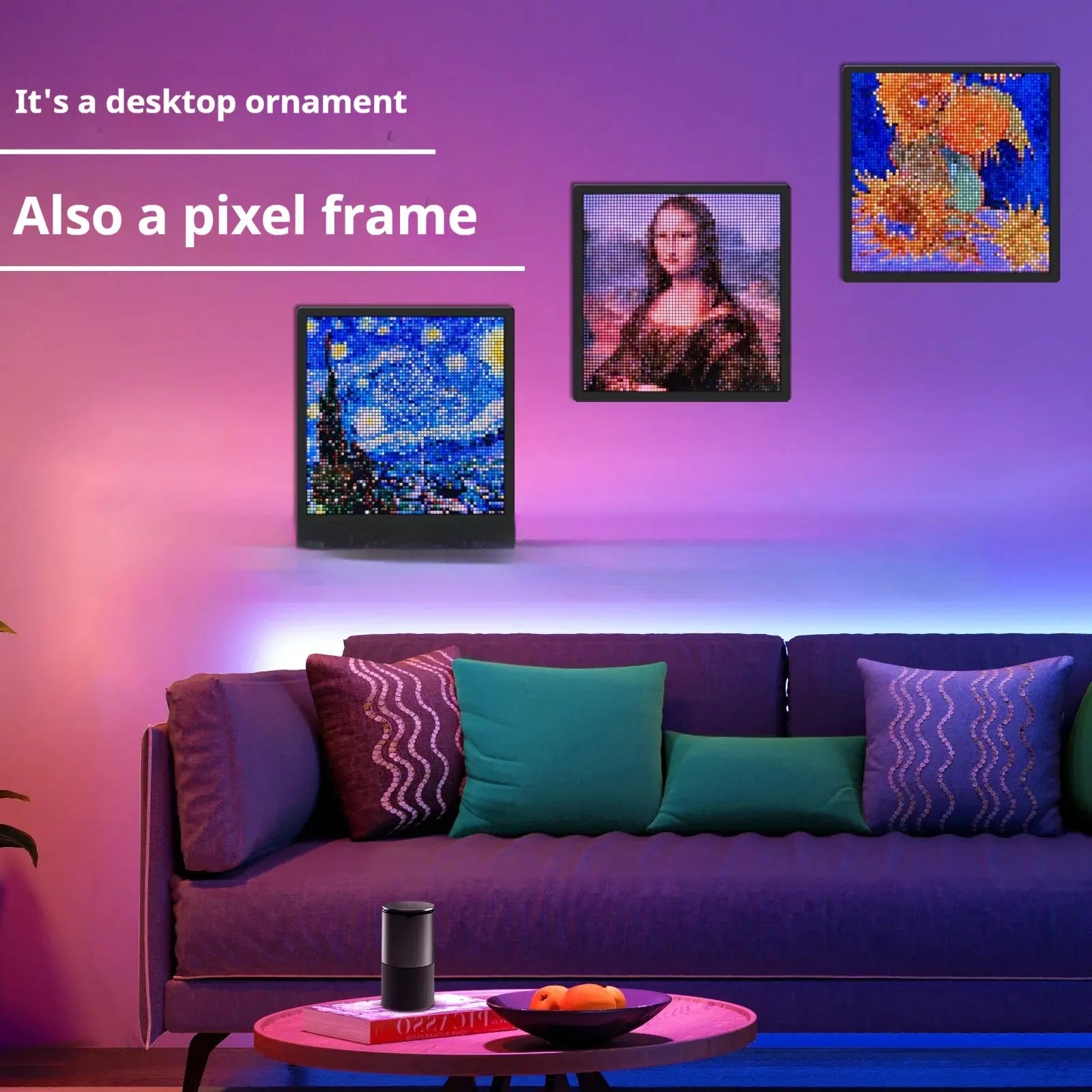 Bluetooth Game Tables LED Atmosphere Desktop