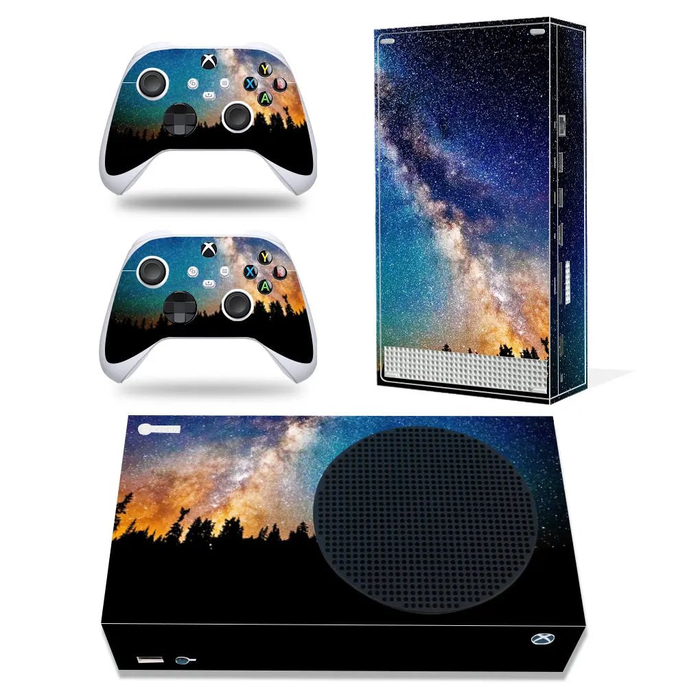 For Xbox Series S Console and 2 Controllers Skin Sticker - GadgetGlobe
