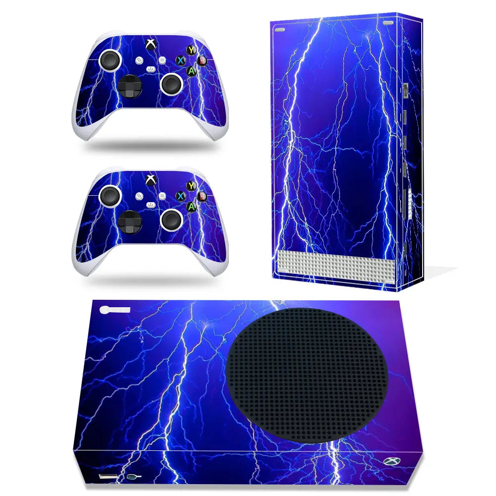 For Xbox Series S Console and 2 Controllers Skin Sticker