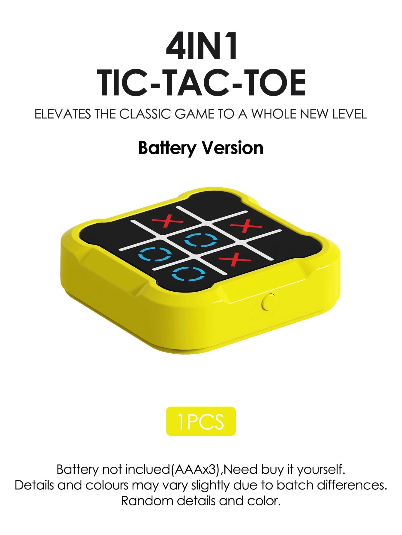 4in1 electronic tic tac toe game handheld device