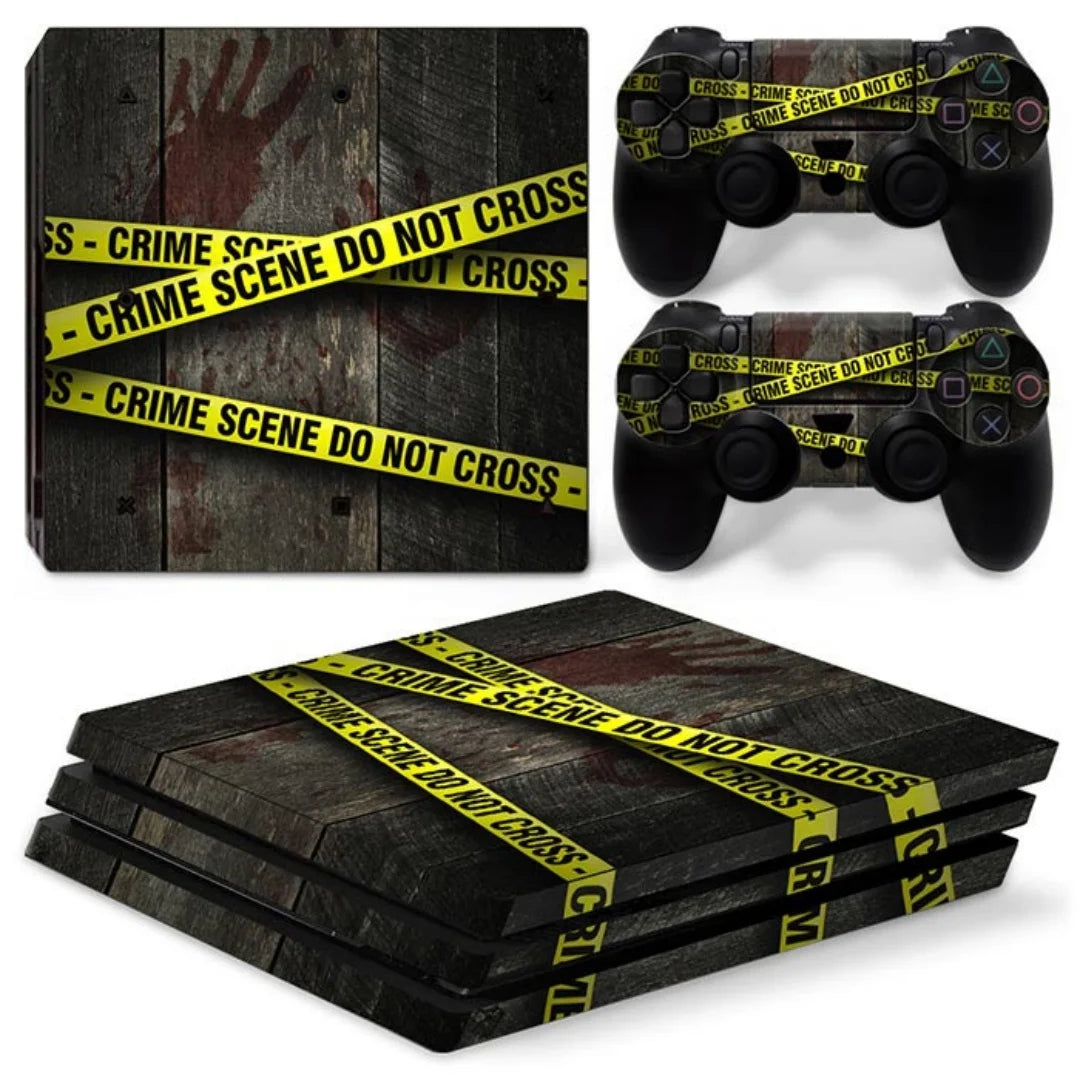Skin Wrap for PS4 Pro Console Protective Vinyl for PS4 Pro Controller Full Cover Wrap Game Accessories GadgetGlobe