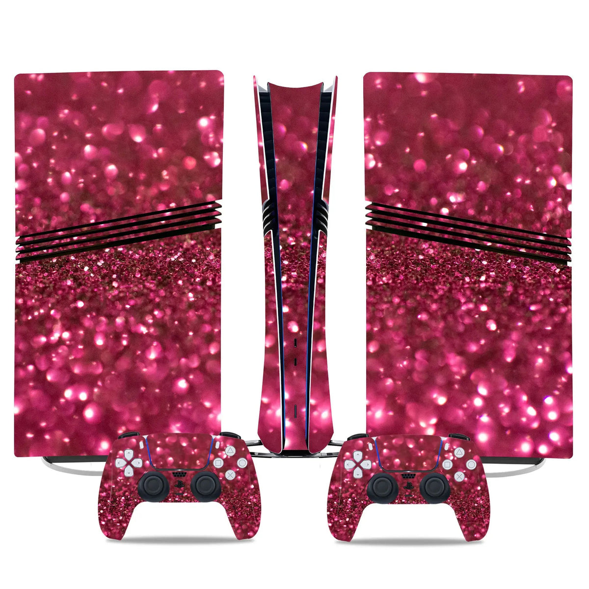 Game Console Skin Sticker Set Controller Protective Film Decal Full Body Wrap Anti-Scratch Gaming Accessories for PS5 PRO GadgetGlobe