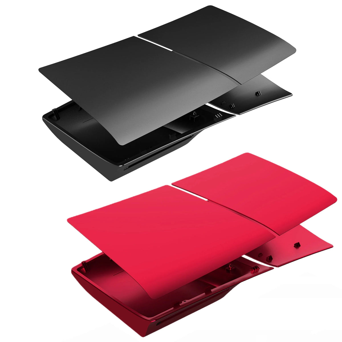 Premium ABS Replacement Replacement Shell Accessories for PS5 Slim Disc Version Protective Cover Hard Plastic Faceplate GadgetGlobe