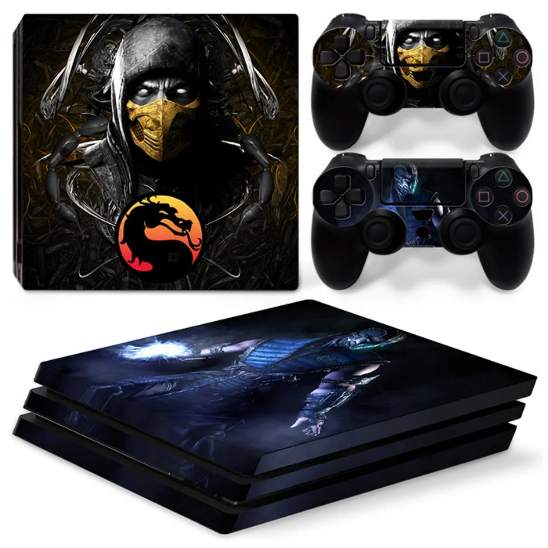 Skin Wrap for PS4 Pro Console Protective Vinyl for PS4 Pro Controller Full Cover Wrap Game Accessories GadgetGlobe