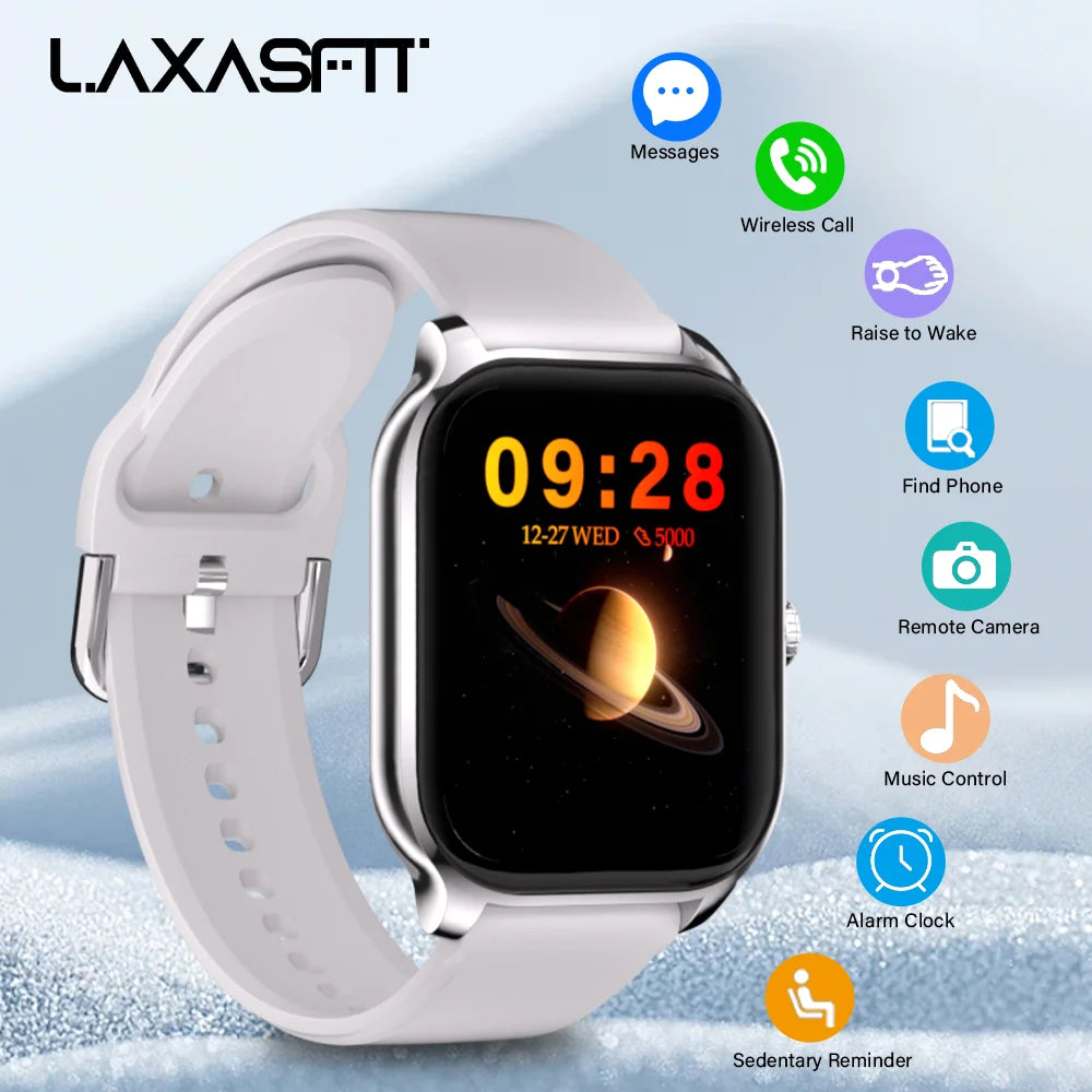 LAXASFIT H9 Smart Watch Men Women Sports Fitness Tracker 2.01 inch HD Screen Bluetooth Talking Smart Watch For Android IOS GadgetGlobe