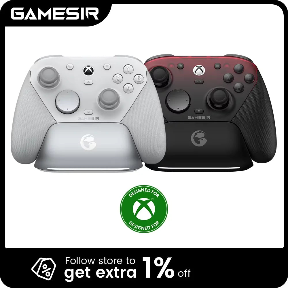 GameSir G7 Pro Wireless Controller for Xbox Series X|S, PC, iOS, Android with TMR Anti-Drift Sticks, Hall Effect Triggers, Charging Dock GadgetGlobe