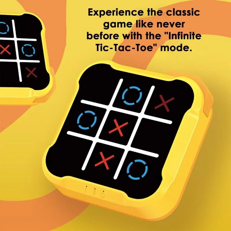 Multifunctional Electronic Tic-Tac-Toe Board Games Montessori Puzzle Table Game Chess Set Portable For Adults Kids - GadgetGlobe
