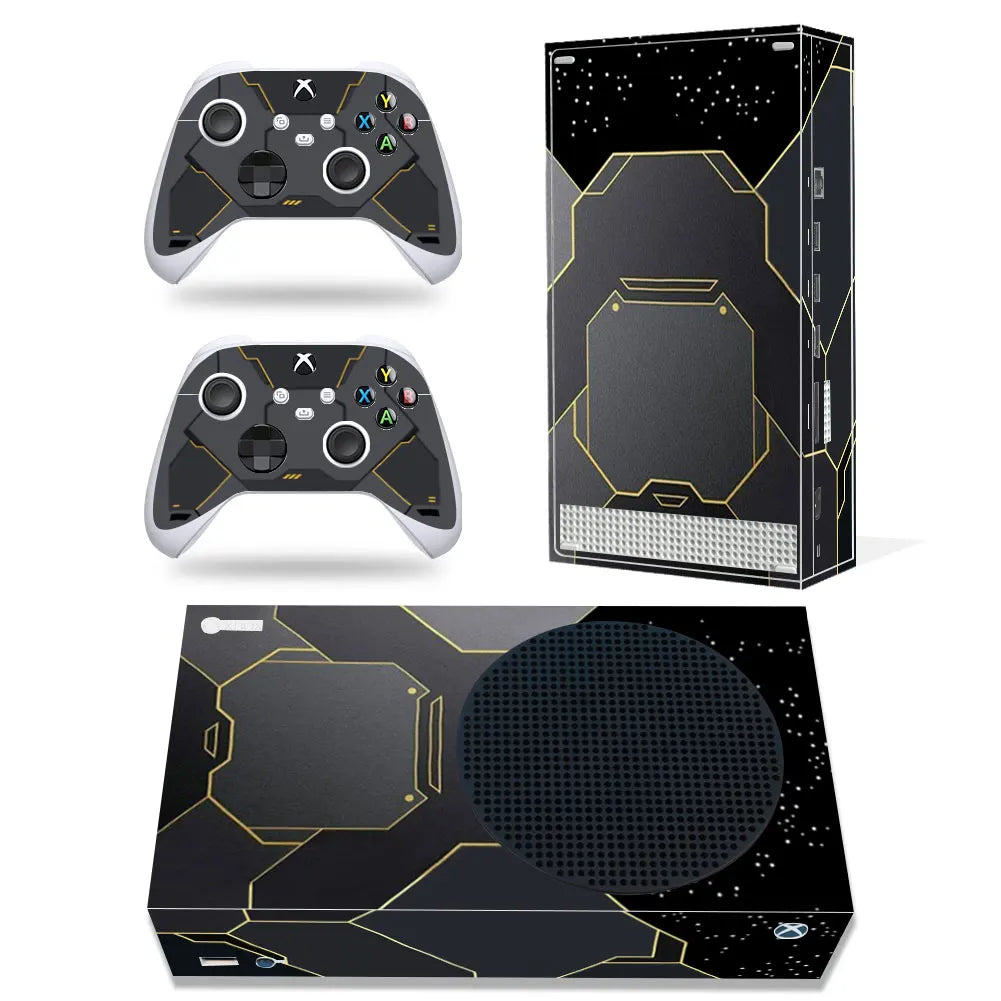Skin Sticker Protective Decal Removable Cover for Xbox Series S Console and 2 Controllers Marble Texture GadgetGlobe