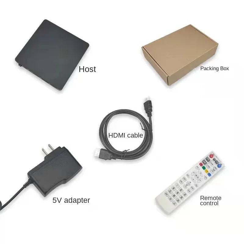 4K HD Network Advertising Machine Play Box Multimedia Information Release Remote Control Terminal Intelligent Split Screen TV GadgetGlobe