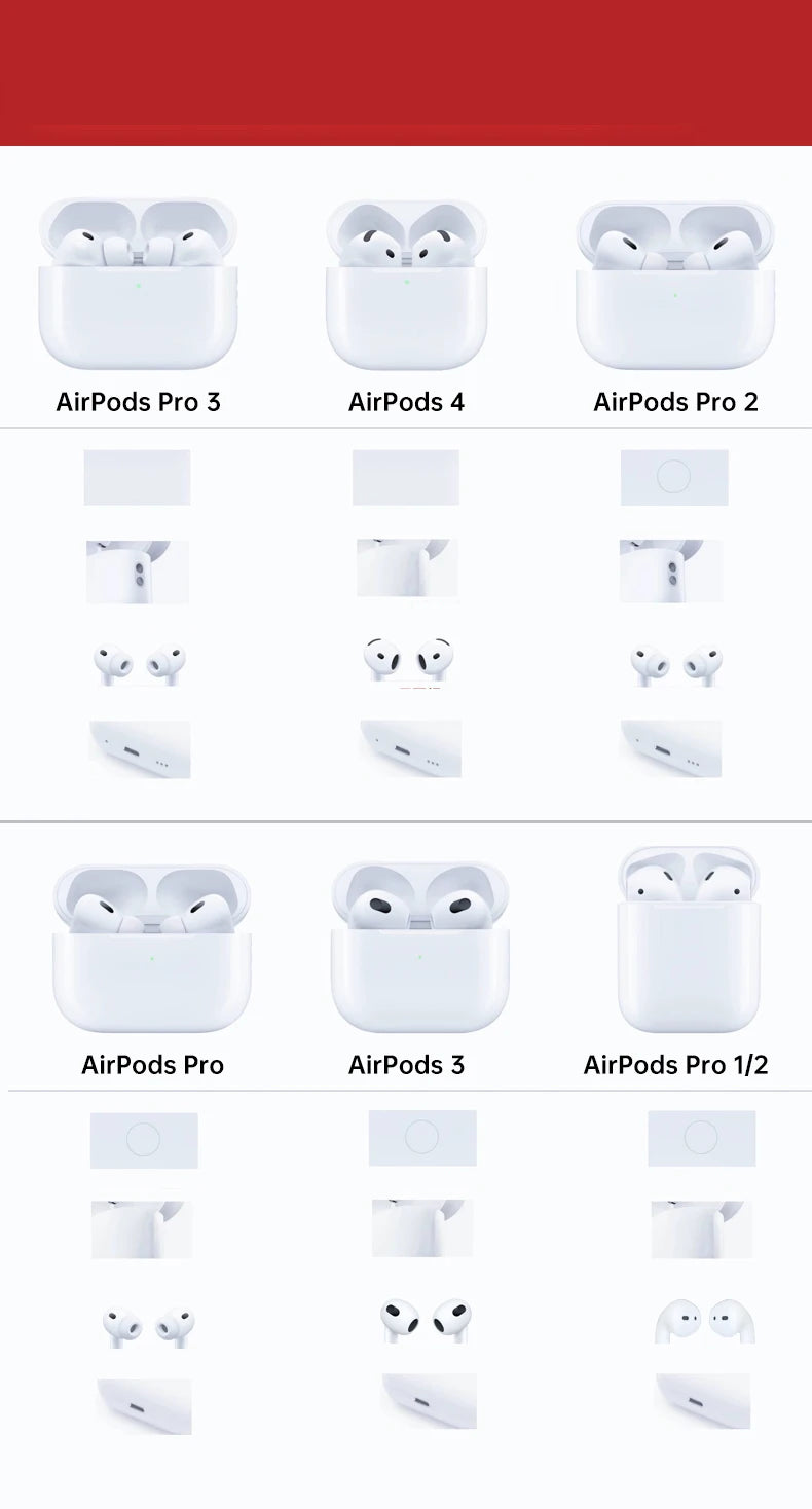 Water Ripple Headphone Case Suitable for AirPods Pro2/3 AirPods 2/3/4 TPU Material Custom Translucent Earphone Protective Case GadgetGlobe
