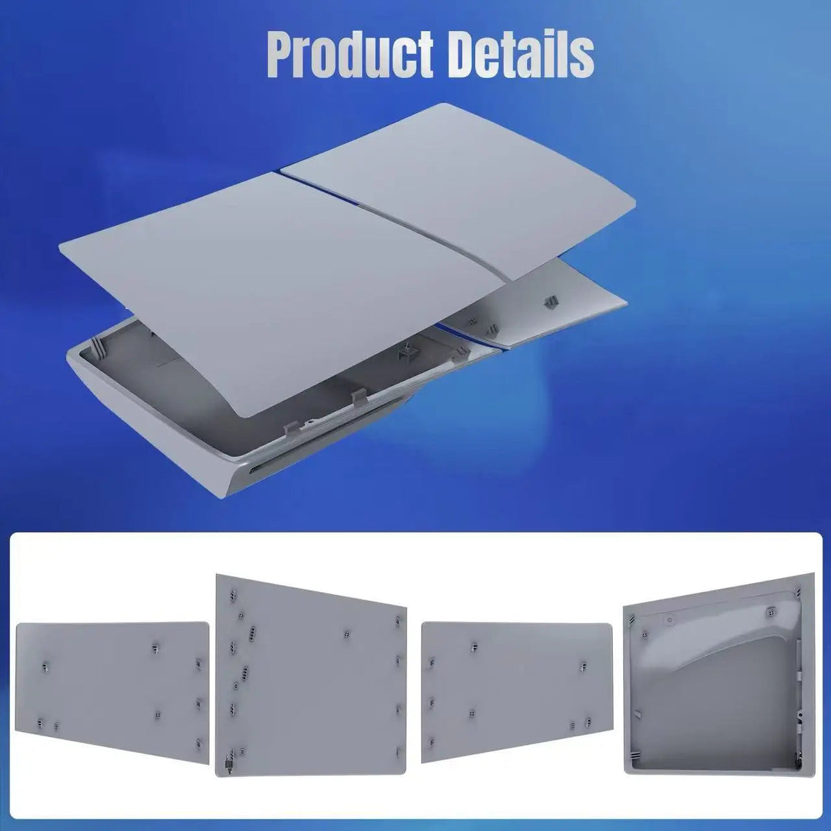 Premium ABS Replacement Replacement Shell Accessories for PS5 Slim Disc Version Protective Cover Hard Plastic Faceplate GadgetGlobe