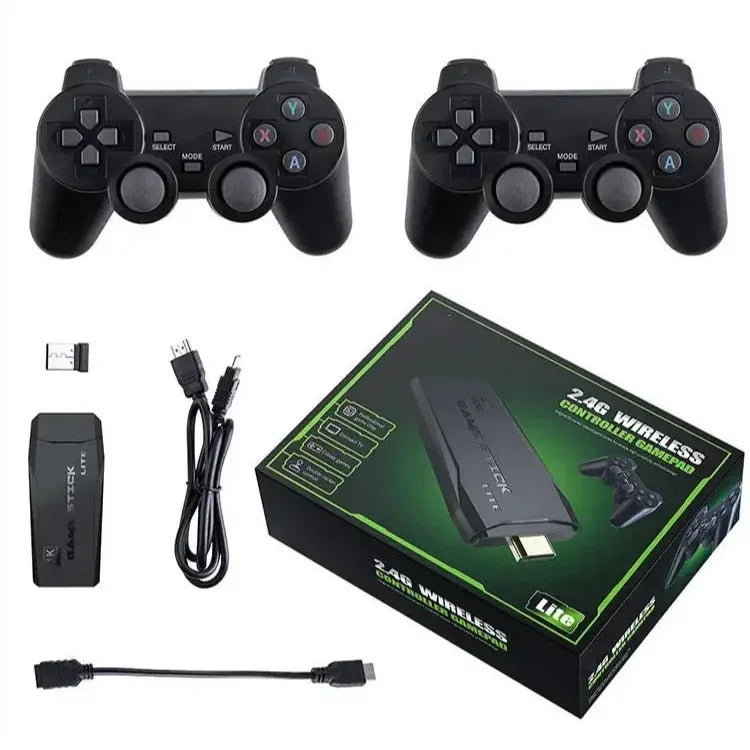M8 Video Game Stick 4K HDMI Output Plug and Play Nostalgic Game Box Built-in 9 Classic Emulators 4K HD Retro Game Console for TV GadgetGlobe