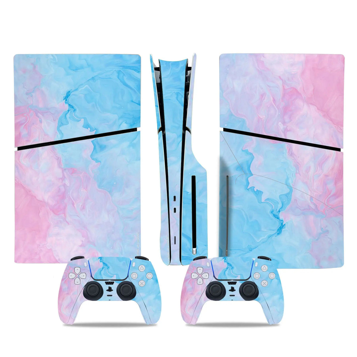 Design Full Body Vinyl Spider Skin Stickers Protective Cover for PS5 Slim Disc Edition Digital Version Console and Controllers GadgetGlobe