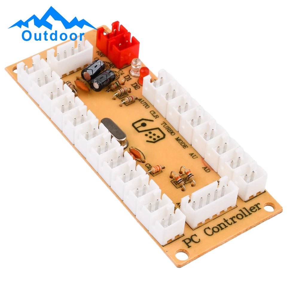 USB Arcade Joystick Chip Circuit Board DIY Arcade Joystick Accessory Kit DIY Arcade Joystick Circuit Board No Wiring with Wiring - GadgetGlobe
