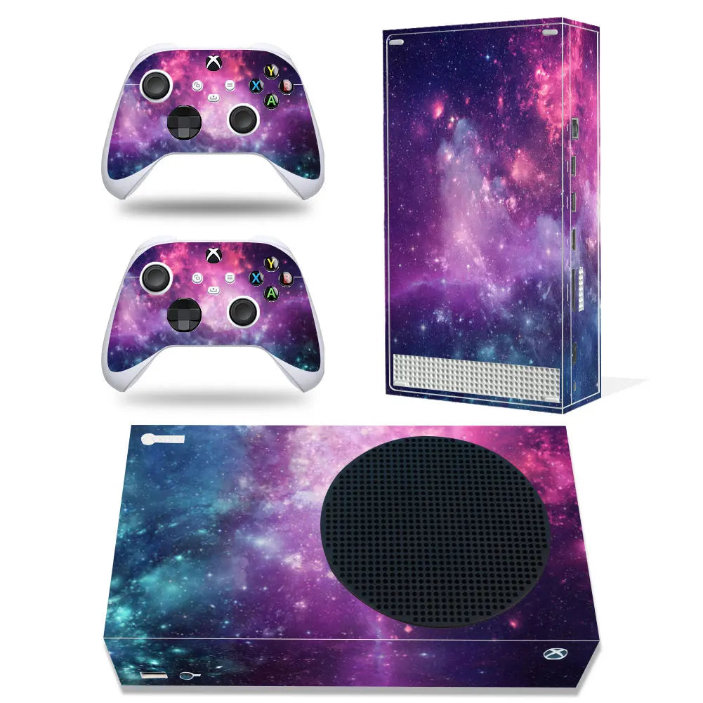 For Xbox Series S Console and 2 Controllers Skin Sticker