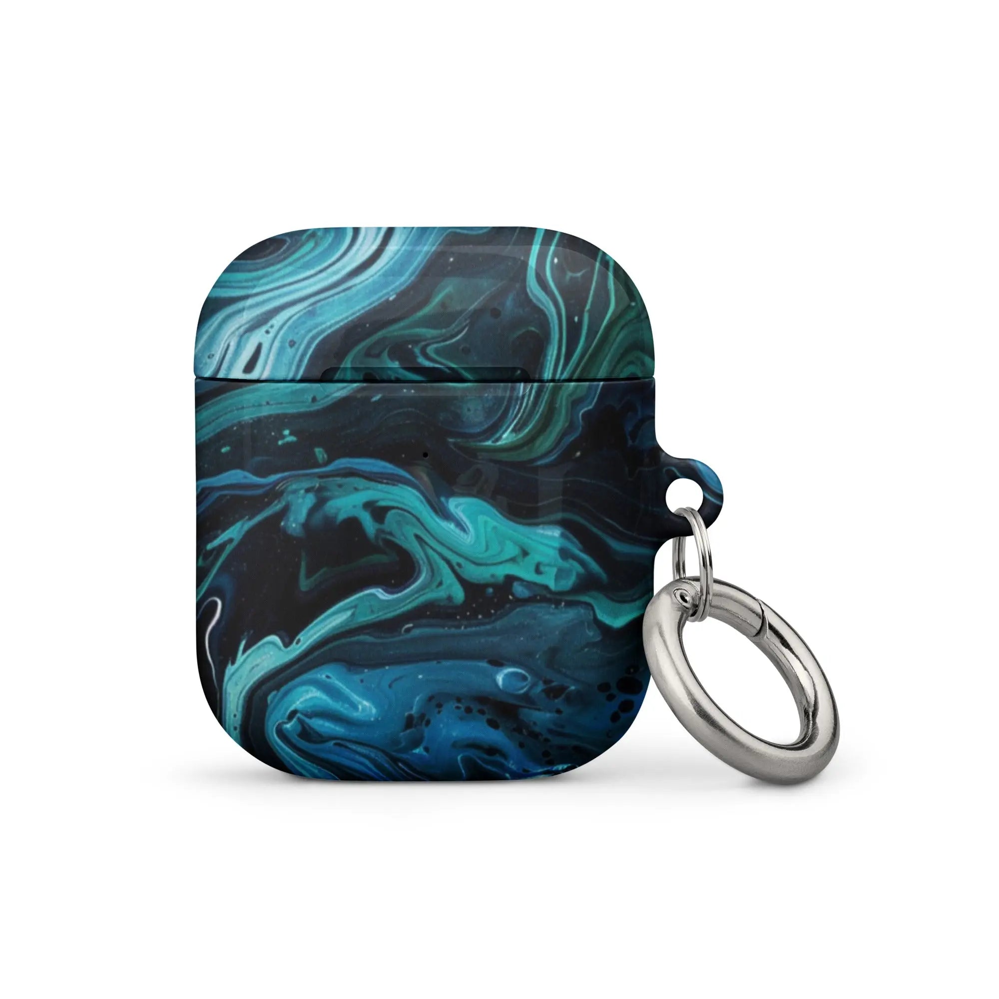 Blue Abstract Case for AirPods case - GadgetGlobe