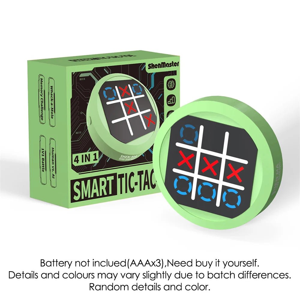 4in1 Electronic Tic Tac Toe Game Handheld Puzzle - GadgetGlobe