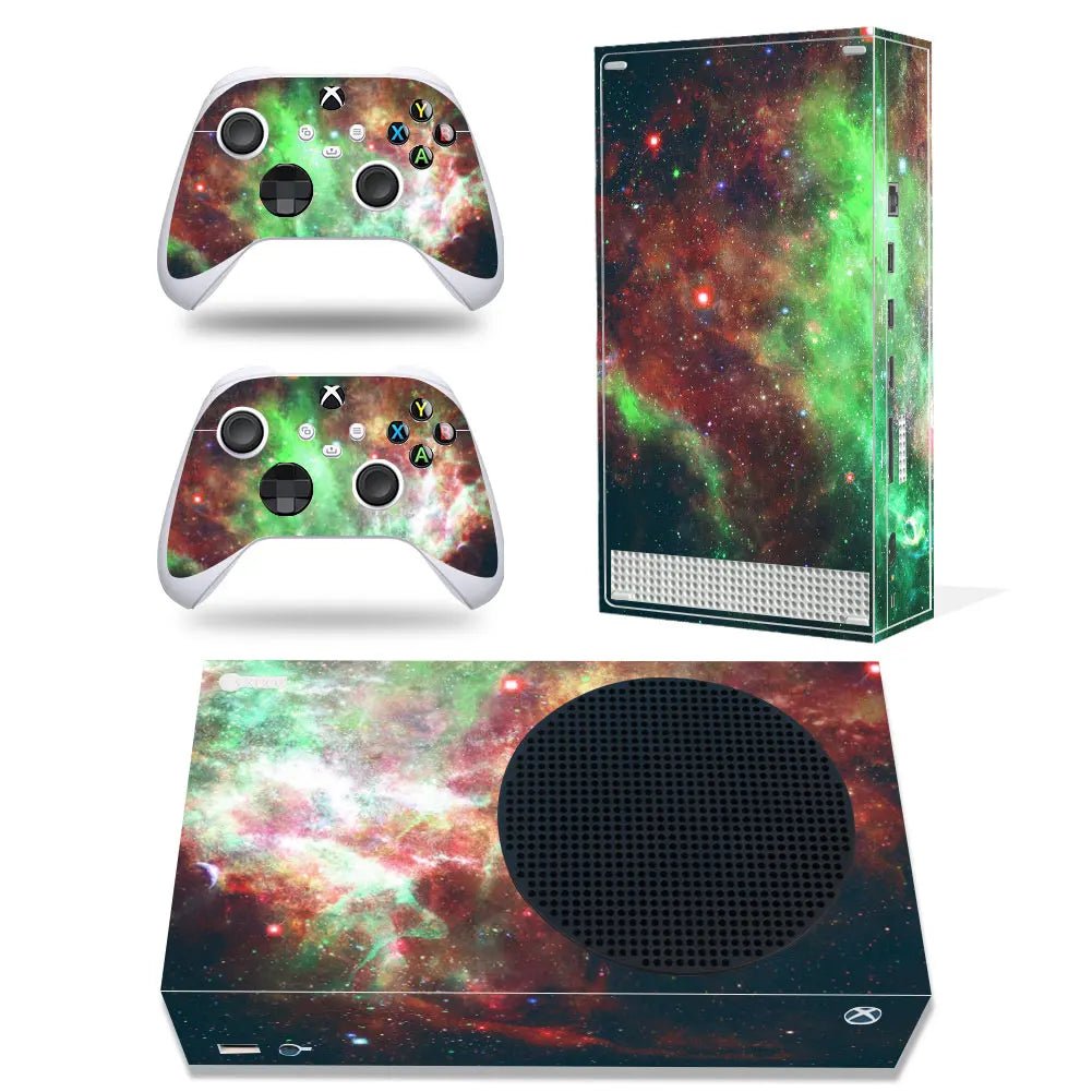 For Xbox Series S Console and 2 Controllers Skin Sticker - GadgetGlobe