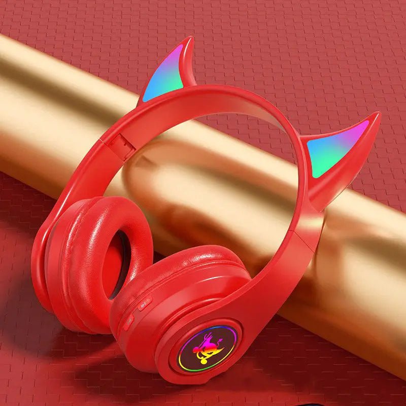 Fashion Luminous Bass Foldable Headphones - GadgetGlobe