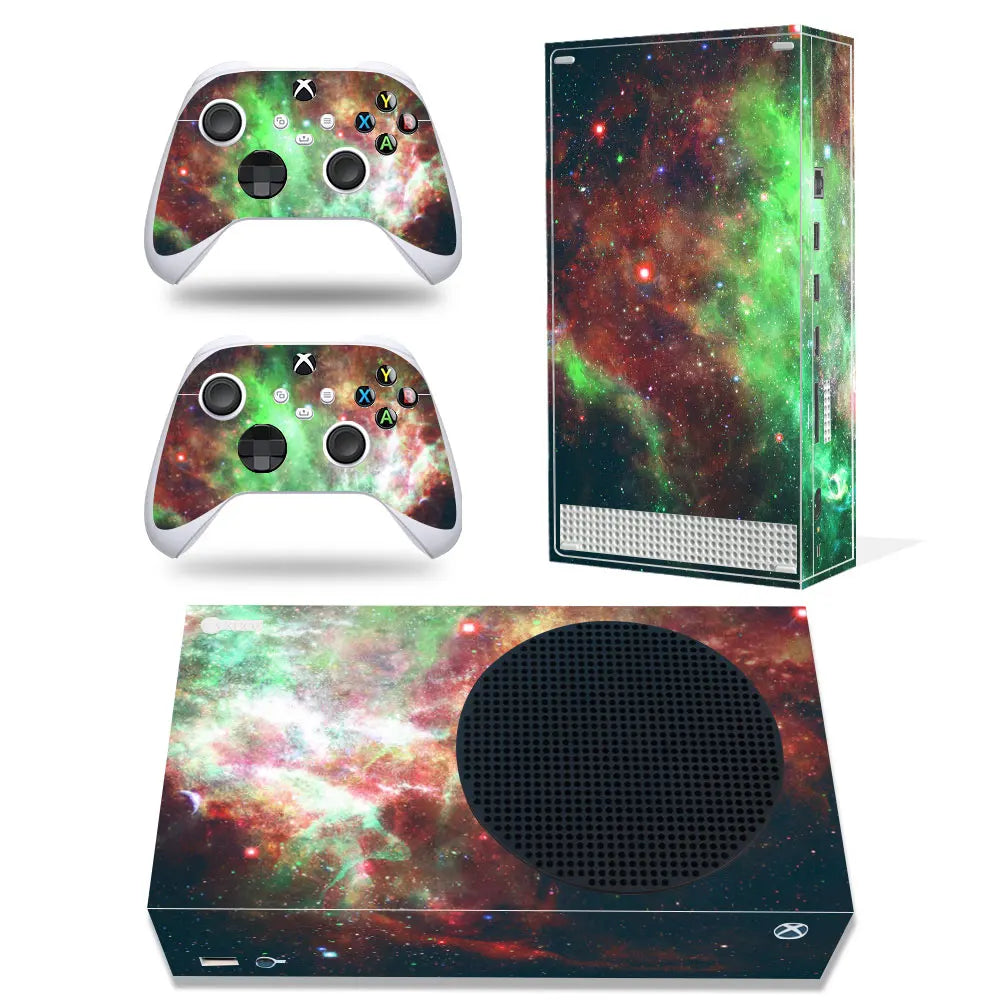 For Xbox Series S Console and 2 Controllers Skin Sticker