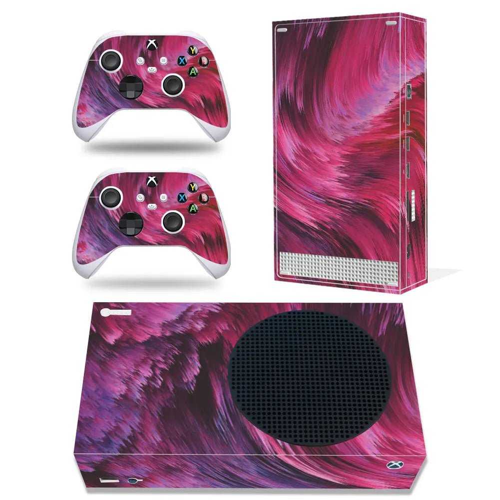 For Xbox Series S Console and 2 Controllers Skin Sticker - GadgetGlobe