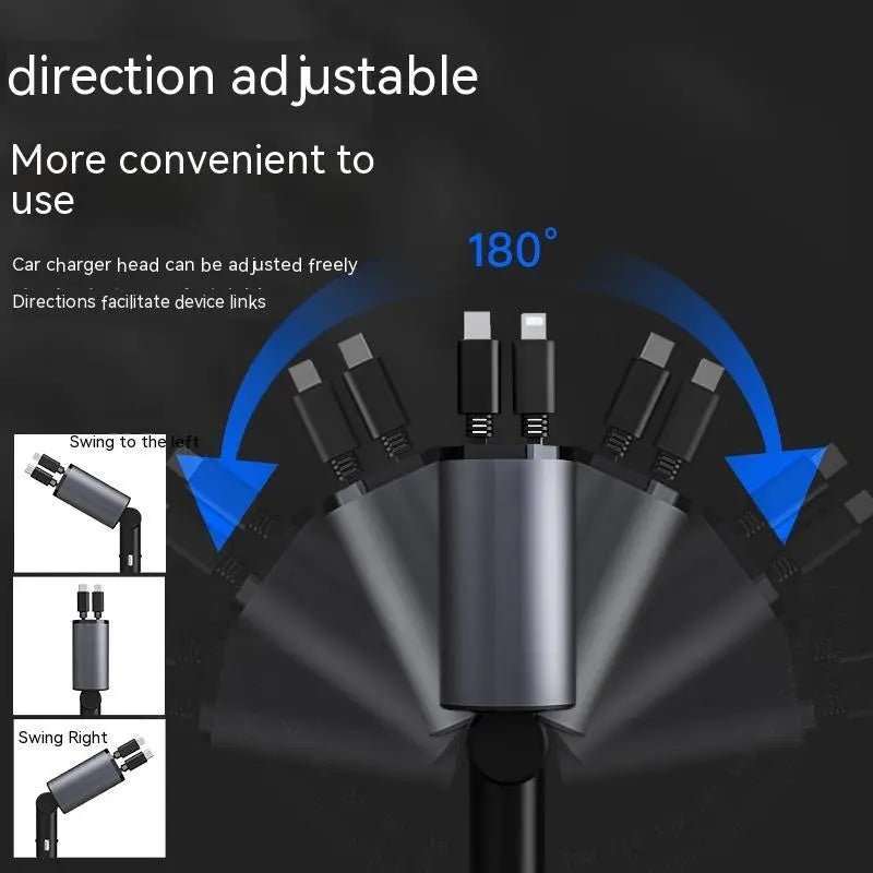 USB - C & USB Cigarette Lighter Adapter - GadgetGlobe