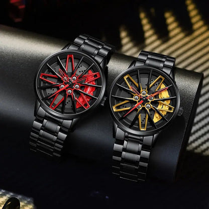 Three - Dimensional Hollow Kini Car Forged Men's Watch - GadgetGlobe