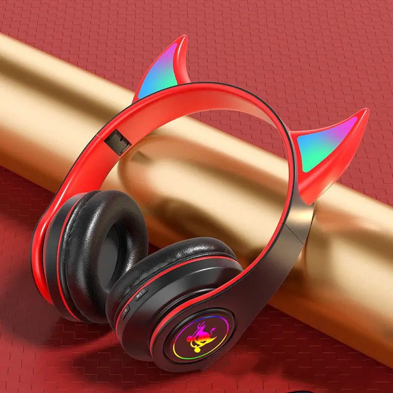 Fashion Luminous Bass Foldable Headphones - GadgetGlobe
