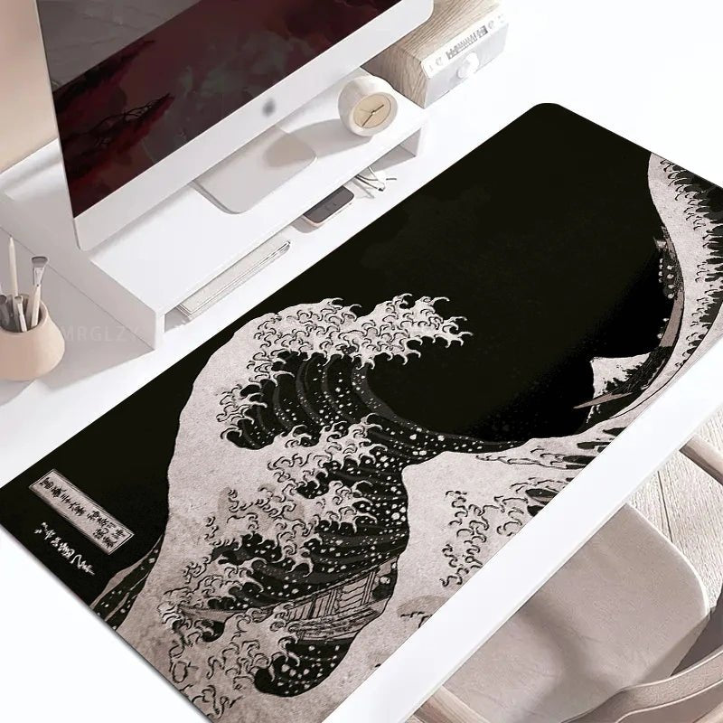 Great Wave Off Kanagawa gaming mouse pad XXL desk mat