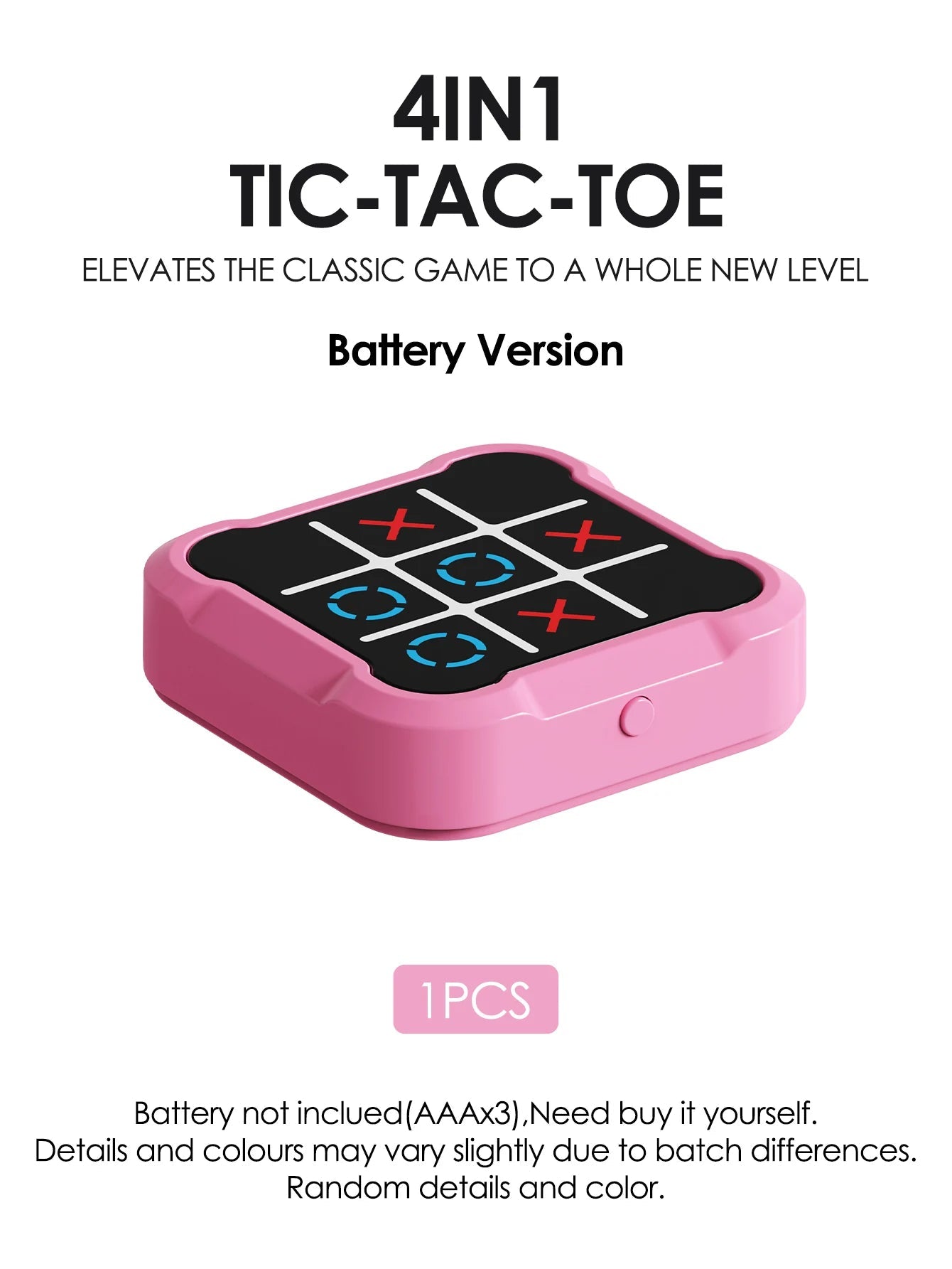 4in1 electronic tic tac toe game handheld device