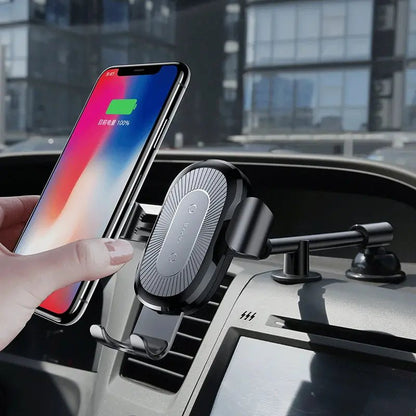 Gravity Bracket Wireless Charging Car - GadgetGlobe