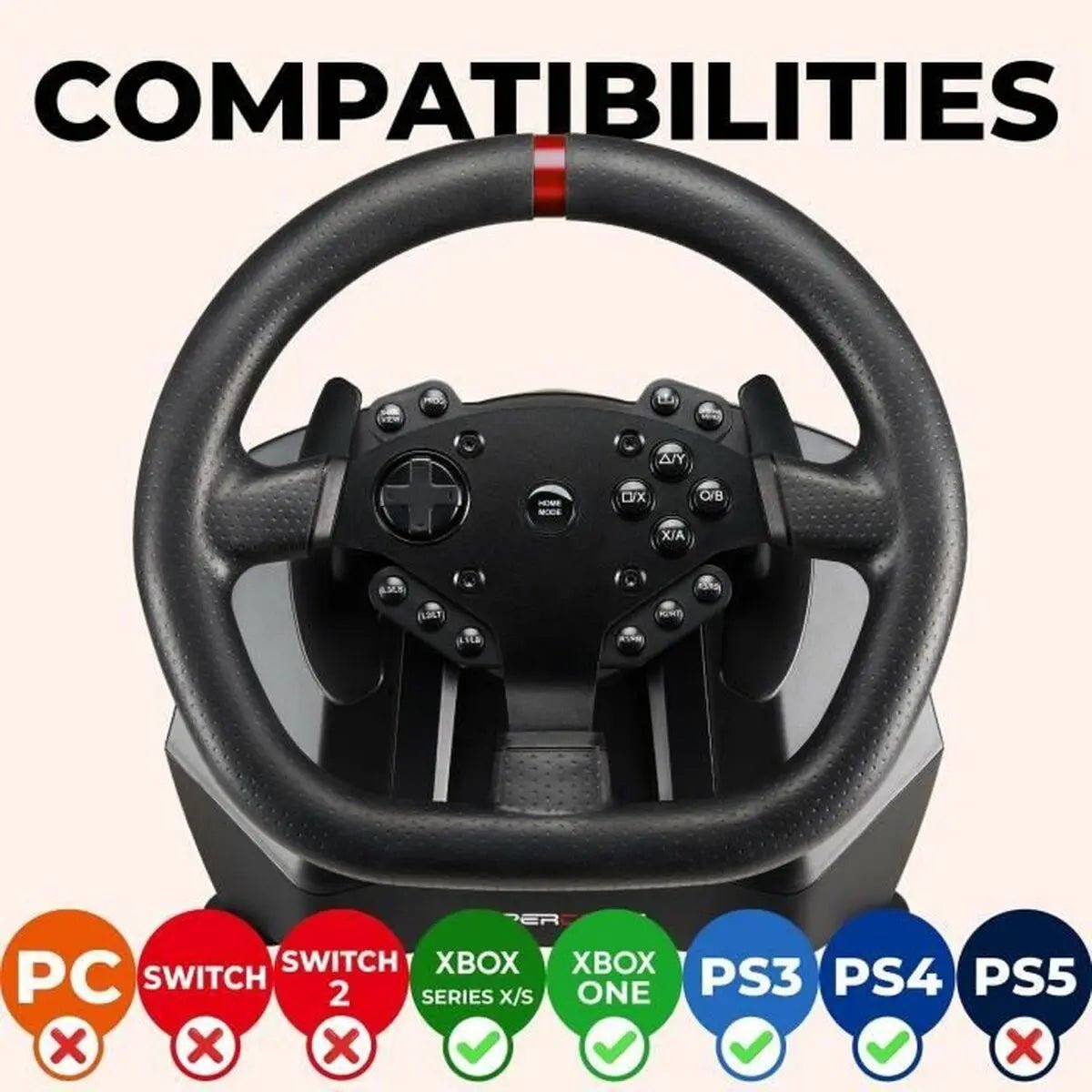 Gaming Wheel Control Subsonic . - GadgetGlobe