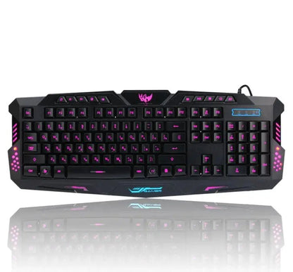 cluminous gaming mouse keyboard Russian keyboard - GadgetGlobe