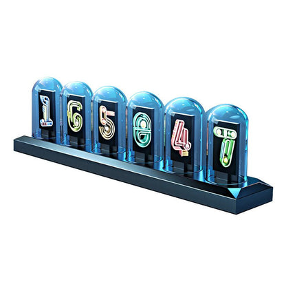 Aluminum Alloy Nixie Tube Clock Table Clock Ornaments - GadgetGlobe